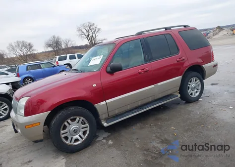 2004 Mercury Mountaineer из США, поврежденный, VIN 4M2DU86WX4ZJ24692